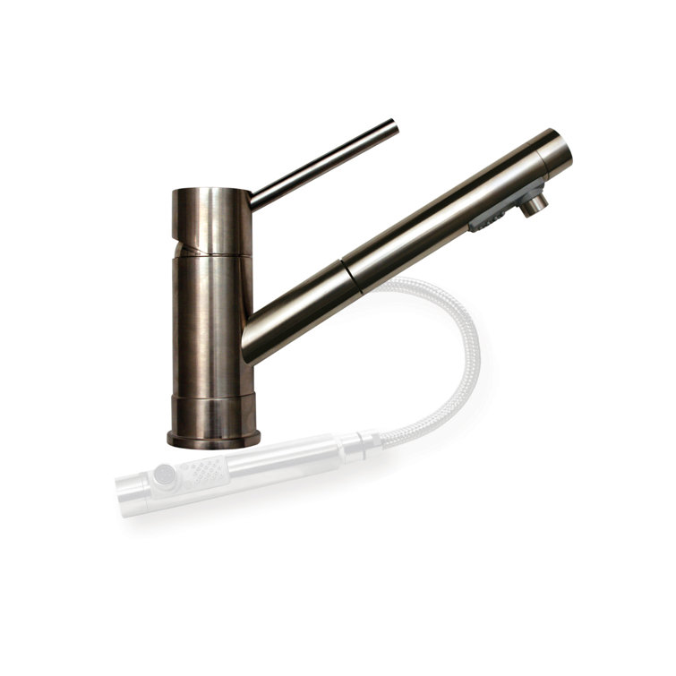 Whitehaus Collection FX Navigator Pull Out Kitchen Faucet