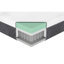 Matelas en mousse viscoélastique 12 po avec ressorts ensachés Tea Gel-576953292