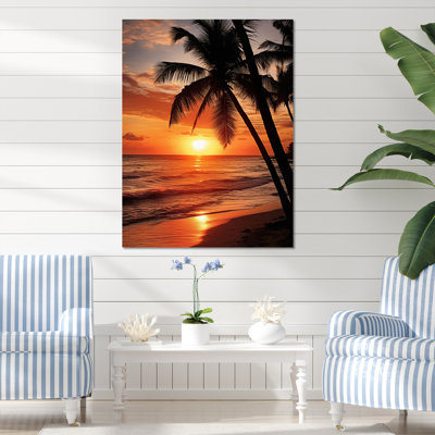 " Beach Photo Sunset Serenade II "