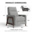 Solid and Manufactured Wood Frame Recliner-1980110389