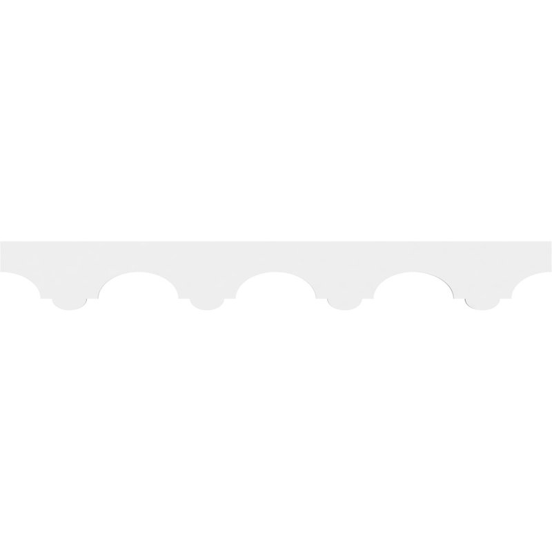 White 48" Architectural Grade PVC Running Trim
