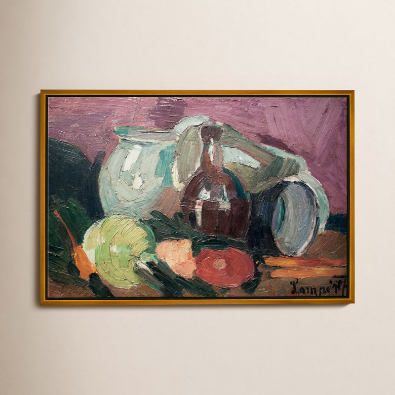 Still Life With Jars Giclee On Canvas