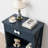 Gabbey Oversized LED Nightstand with Pet Cubby