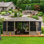 Gazebo Penguin Florence 3,65 m x 5,50 m, Solarium avec toit en métal - Sable