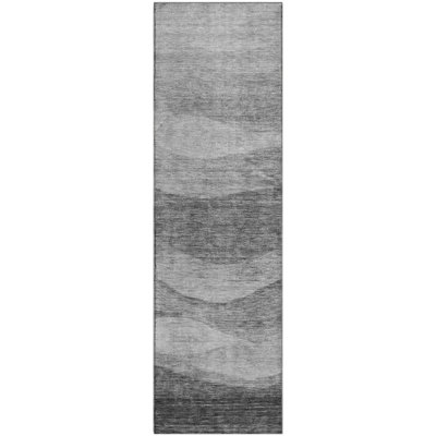 Premium Machine Washable Krause AMF1141 Swirls Rug
