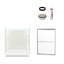 Ensemble 60" W x 73.75" H Framed Rectangle Sliding Shower Stall and Base Included-670768003-563040073