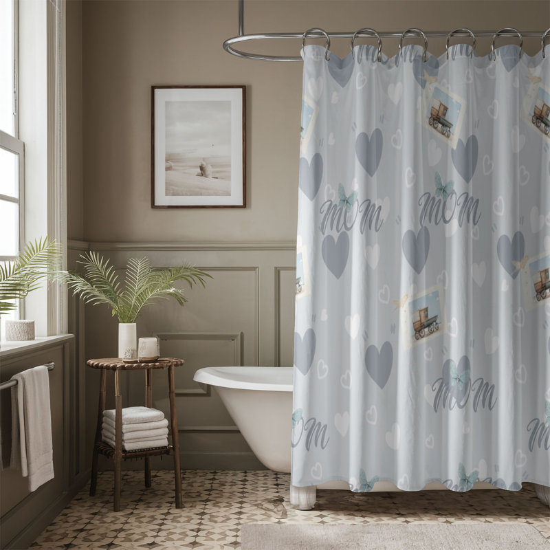 Rideau de douche Mama Teddy - Premium 7, H 74 po x l 71 po