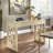 Priscilla Solid Wood Base Writing Desk