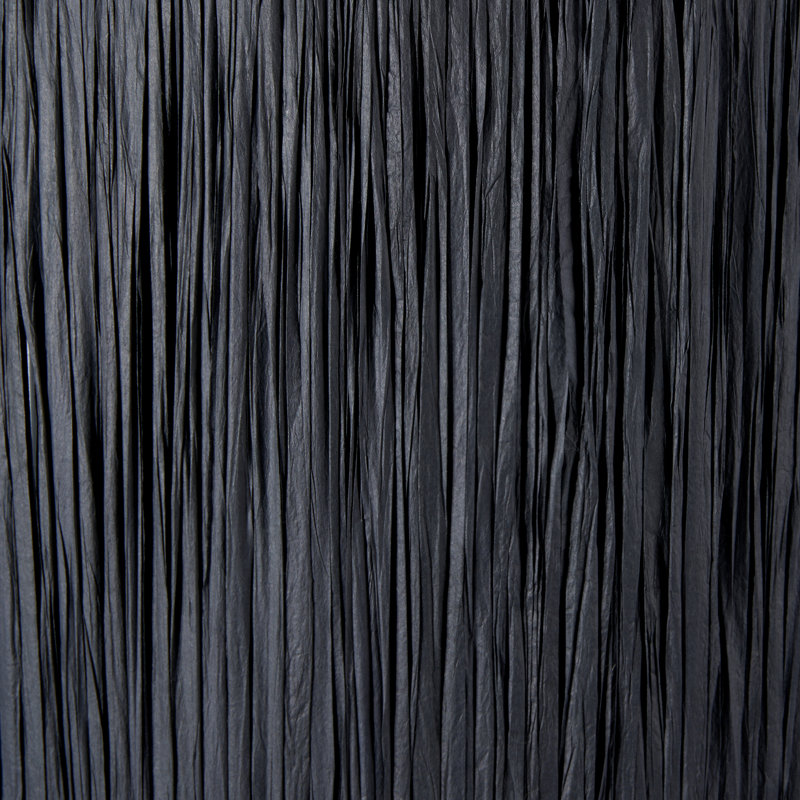 Tilia 26 cm H Drum Bamboo Lamp Shade ( Clip On ), Black
