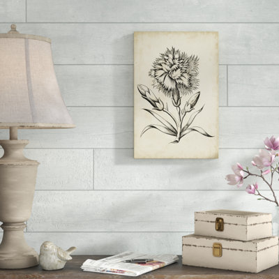Distinguished Floral III 1 Piece Painting on Canvas