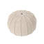 Pouf rond en coton Bordeaux, beige-2060166818