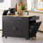 Rolling Wood Kitchen Cart Island-1253759817