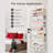 The Door Organizer with 6 Large Pockets 12 Side Pockets