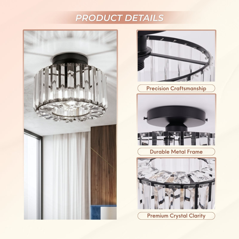 Flush Mount, Silver