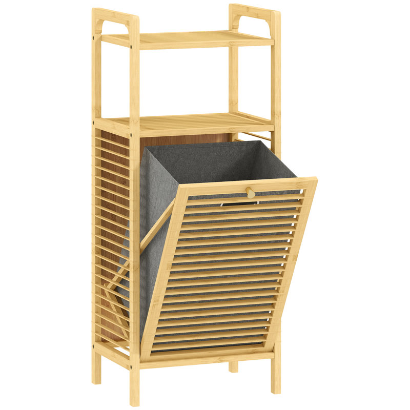 Bamboo Laundry Cart