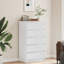 Meine 5 Drawer 60cm W Solid Wood Chest-1229701234