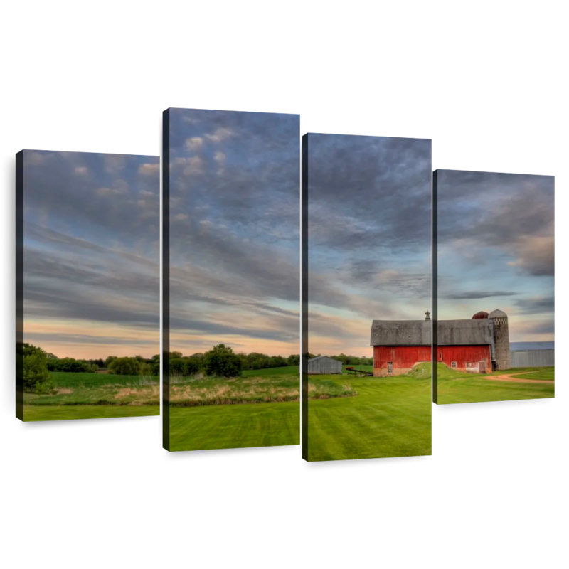 Lilie Rural Minnesota Barn, 42" H x 68" W