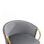 2 tabourets, repose-pieds, velours + pieds dorés, sièges modernes Touch 2, pieds avec coussin-1744350816-1744350847