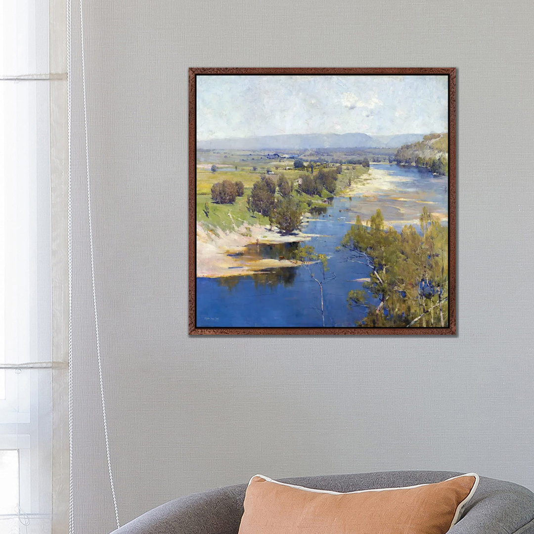 Arthur Streeton - Cremorne Pastoral von Stellar Design Studio - Galerie-verpackte Leinwand Giclée