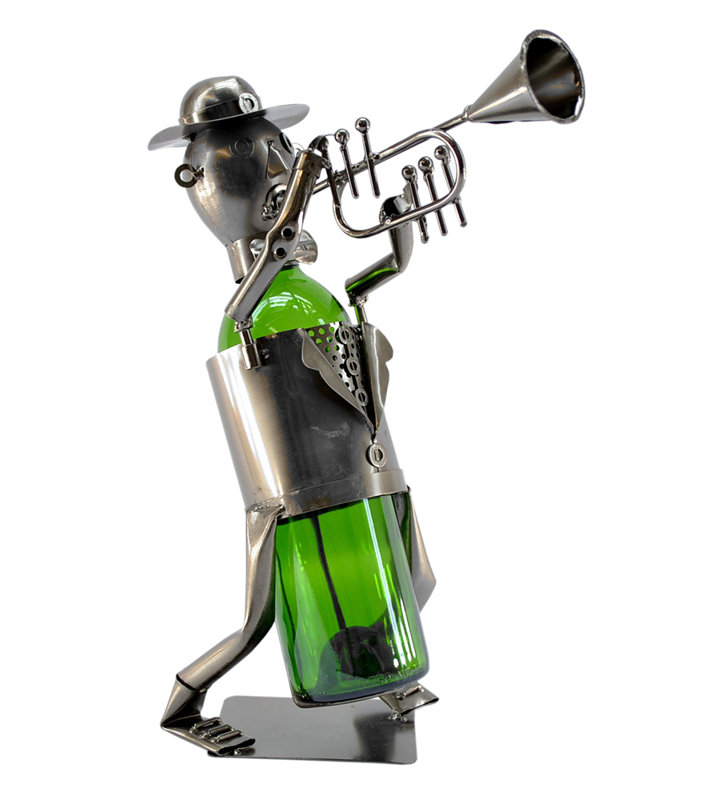 Tabletop Wine Bottle Rack in Silver