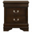 Ensemble de chambre à coucher simple 4 pièces Bruno Cappuccino-31121331