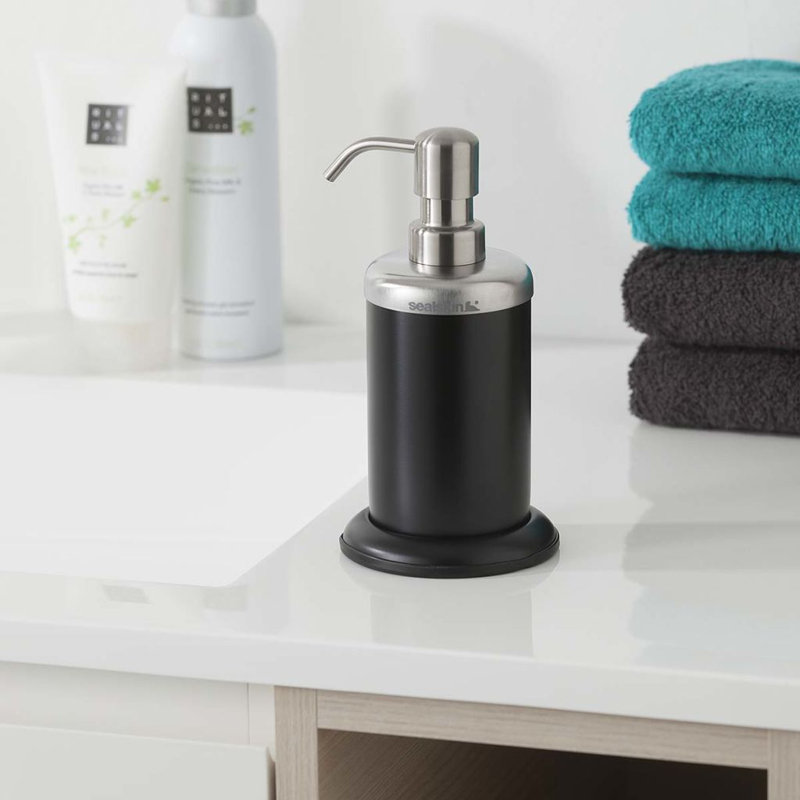 Sealskin Soap Dispenser Acero, Black/Silver