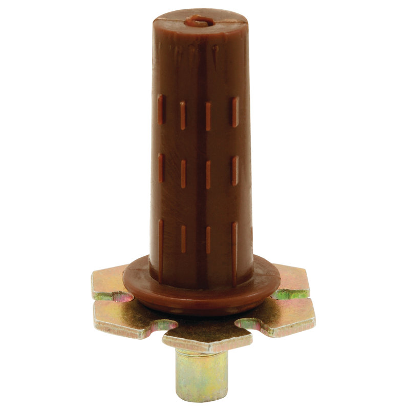 7/16 po. Pivot de porte inférieure pliable réglable, pour portes pliantes (paquet de 2)
