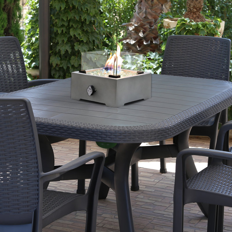 Concrete Propane Fire Pit Table Insert
