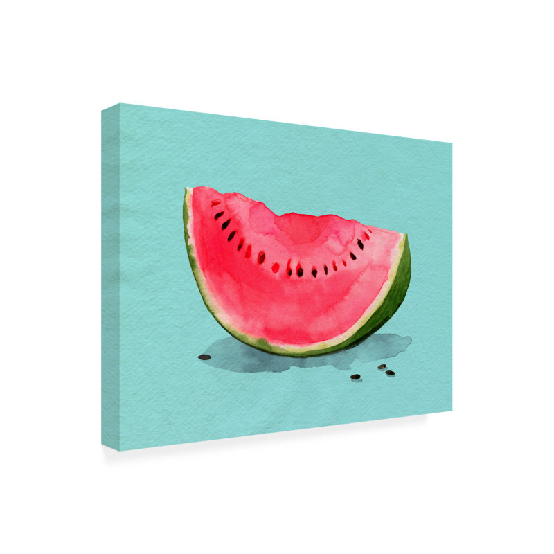 Décoration murale Abdera Grace Popp «Summer Watermelon I», L 24 po x H 18 po