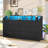 Vikky 6 Drawers Dresser with Power Outlet, Chest of Drawers with LED Light, Modern Dresser Organizer-1059263506