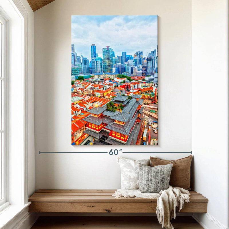 Sireci Singapore Chinatown, 51" H x 34" W