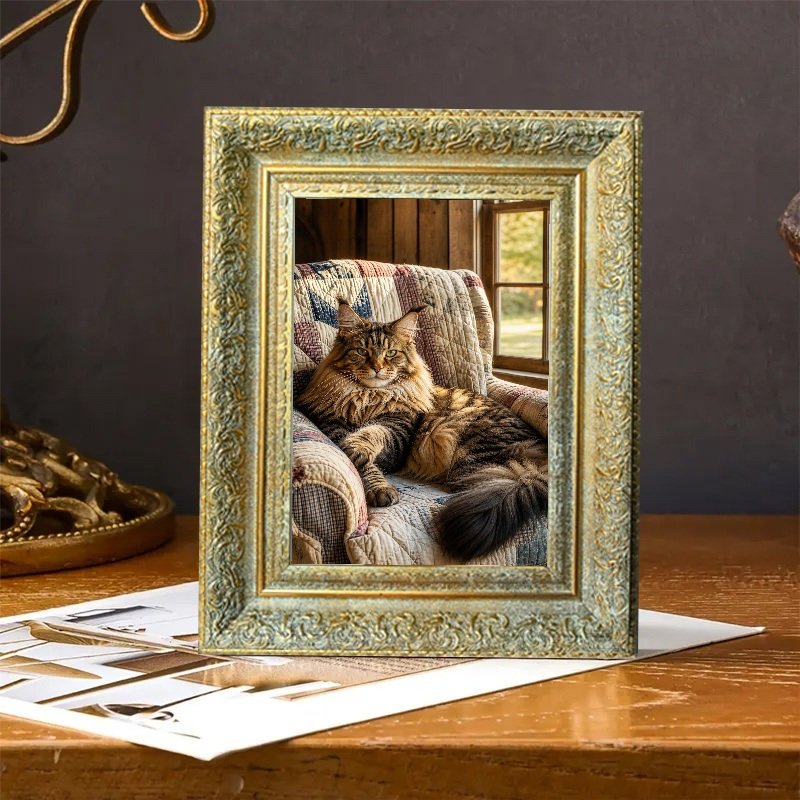 Cadre photo polyvalent antique 3 pièces 8 "x 10" avec protecteur photo, Or antique, 3, L 8 po x H 10 po