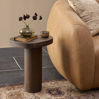 Zion End Table-Merlot Marble