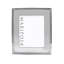 Classic Silver Metal Beveled Picture Frame
