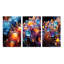 3D Molecules Macro Photography - Abstract Shapes Art Set Of 3 Pieces-254281527-254281533
