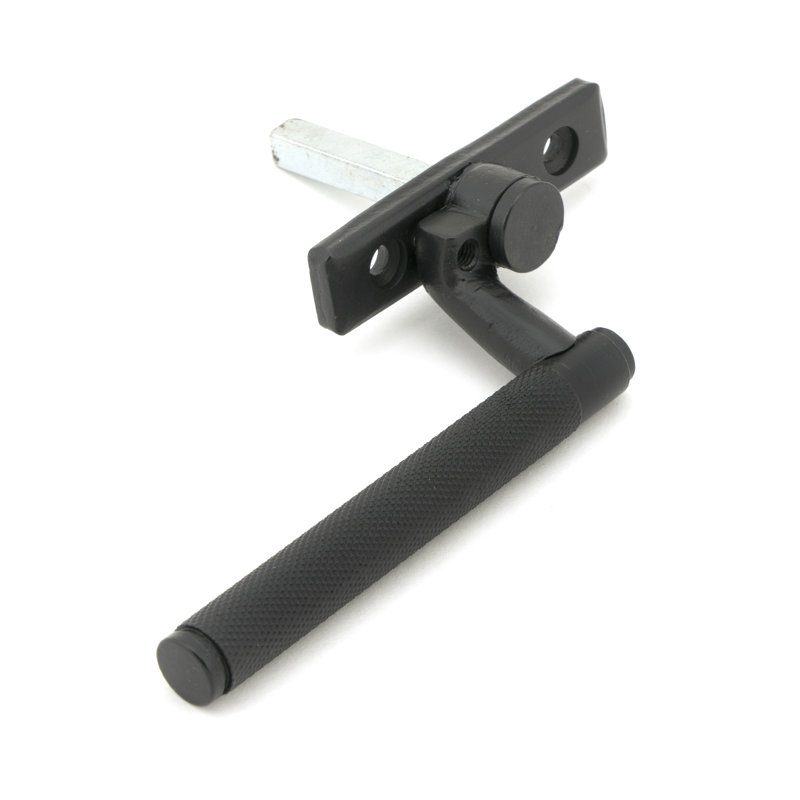 Aged Brass Brompton Espag, Matt Black, Right