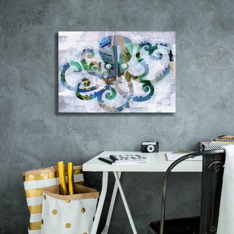 'Octopus' by Artpoptart Canvas Wall Art, 18" H x 26" W x 0.75" D
