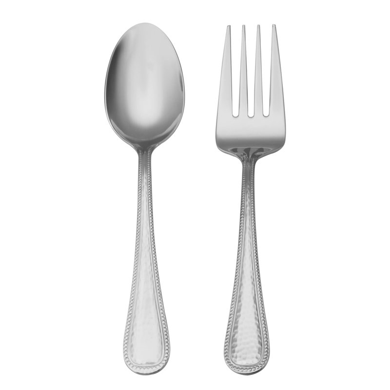 Gourmet Basics by Mikasa Halston 42-Piece 18/0 Stainless Steel Flatware Set
