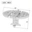 Table ronde extensible pour la salle à manger et la cuisine Trexm Farmhouse Table (noir)-1422018771