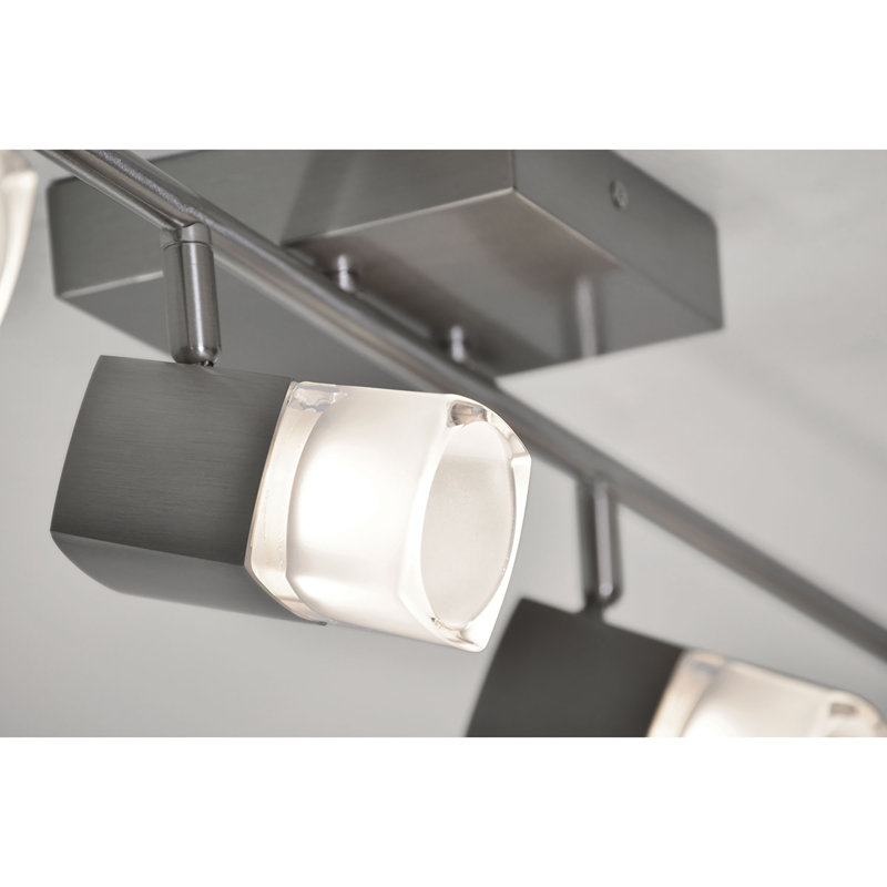 Metro 36.63'' 4 -Light Rail Track Kit with Dimmable