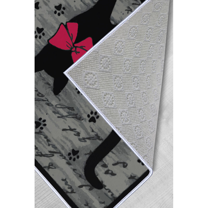 Elegant Machine Washable Area Rug, 100% Polyester, 70.9 x 110.2 inches | Non-Slip PVC Dot Underside, 0.3 in Pile Height | 3D Digital Print Design, Durable & Easy Care for Living Room, Bedroom, & Dining Spaces