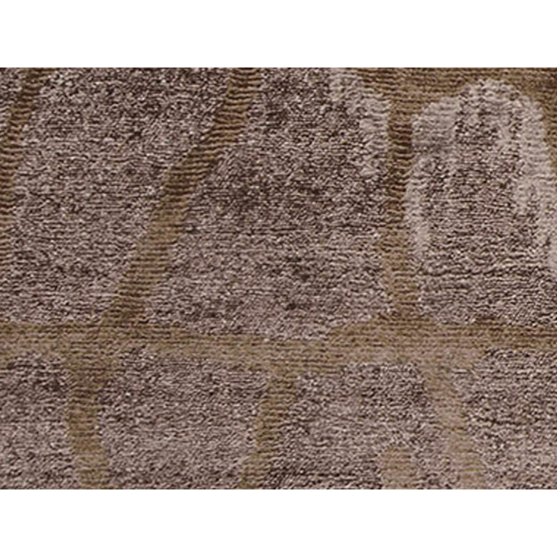 Hand Knotted Abstract Area Rug in Ash, Rectangle 10' x 14'
