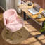 Chaise de bureau en faux sherpa-1509746647
