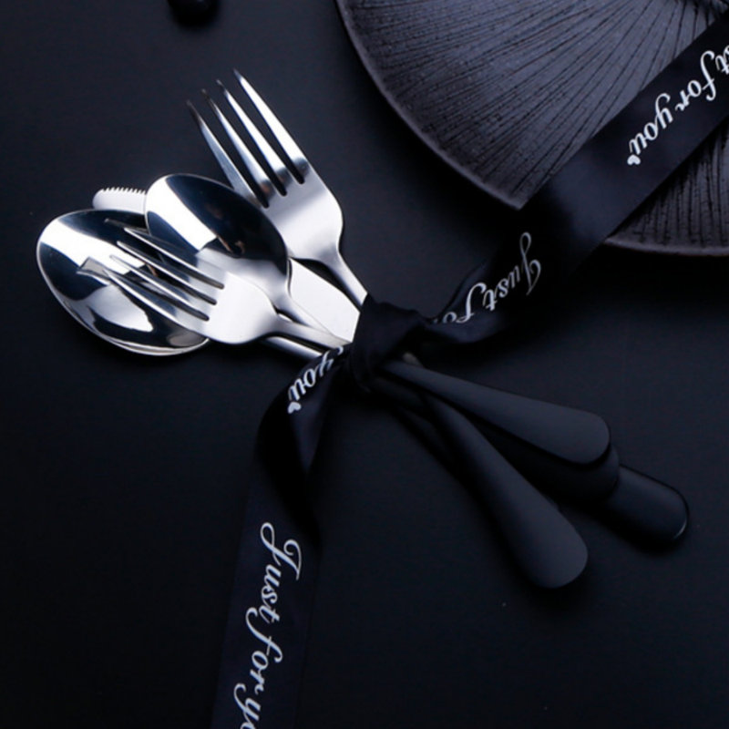 Ensemble de couverts en acier inoxydable 20 pièces pour 4, ensemble de vaisselle de cuisine durable pour la maison