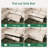 Hoelscher L-shaped Sleeper Sectional Upholstered Sofa Bed With Storage Space Beige-122510080
