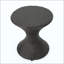 Outdoor Wicker Hourgla Side Table