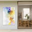 Ethereal Watercolor Flow Abstract Contemporary Modern Violet Wall Art Print-135618713
