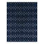 Tapis bleu marine / argent Glam-66151316