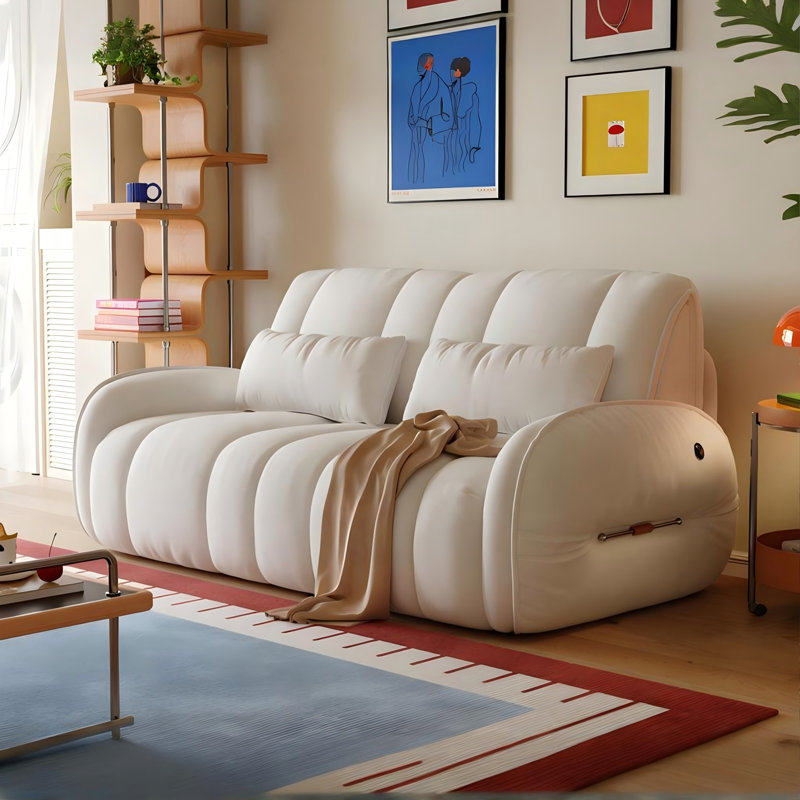 Upholstered Sofa, 36.61" H x 59.06" W x 44.09" D