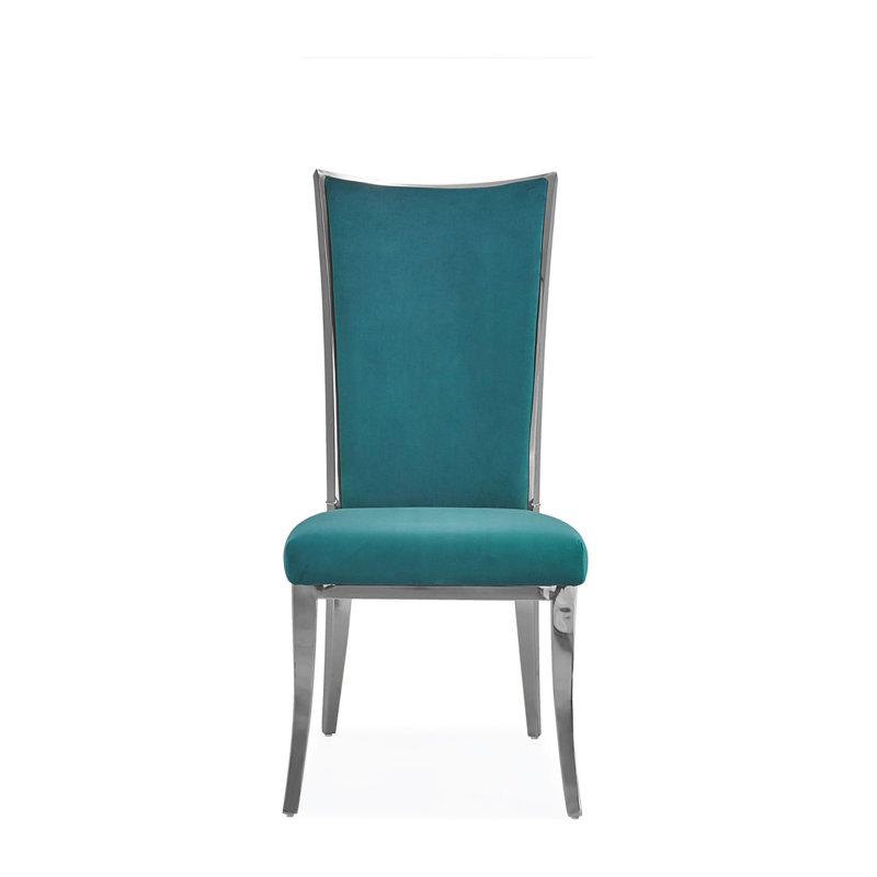 Fauteuil d'appoint en velours, Argent, Gris